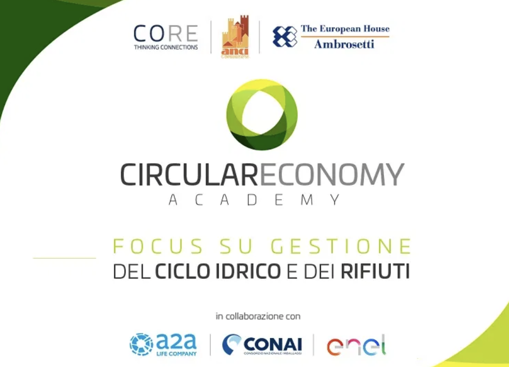 Focus su gestione del ciclo idrico e dei rifiuti